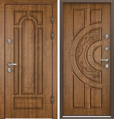 Фото Дверь Цербер 12-3 Термо ВиноритPro+Golden Oak Сменная панель